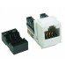 Коннектор RJ-45 кат.5е UTP неэкран. черный SimonConnect CJ545U