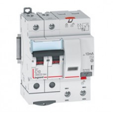 Дифавтомат 2п 4мод. C 25A 30mA тип AC 6/10kA DX3 Leg 411160