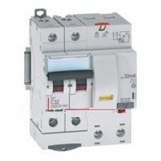 Дифавтомат 2п 4мод. C 50A 30mA тип AC 6/10kA DX3 Leg 411163