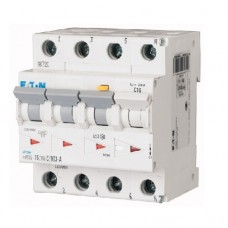 Дифавтомат 3п+N 4мод. C 25А mRB4 30мА тип A 4.5кА EATON 120678