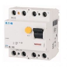 УЗО 4п 40A 300mA тип AС 4.5кА PF4 EATON 293176