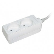Удлинитель 2х3м без заземл. 10А IP20 У2 2P 2х0.75 ИЭК WYP10-06-02-03-N