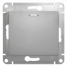 Механизм переключателя 1-кл. СП GLOSSA с подсветкой алюм. SchE GSL000363