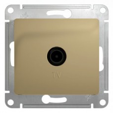 Механизм розетки TV 1-м СП оконечн. GLOSSA 1DB титан SchE GSL000491
