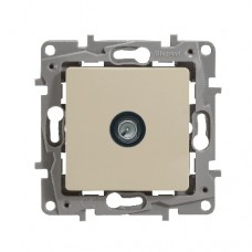 Механизм розетки TV СП ETIKA Plus 2дБ звезда слоновая кость Leg 672351