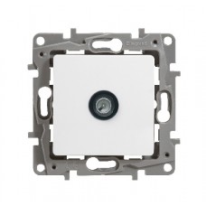 Механизм розетки TV СП проходная 15дБ ETIKA Plus белый Leg 672263