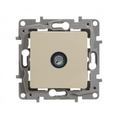 Механизм розетки TV СП проходная 15дБ ETIKA Plus слоновая кость Leg 672363