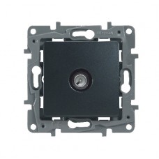 Механизм розетки TV СП оконечн. 5дБ ETIKA Plus антрацит Leg 672665