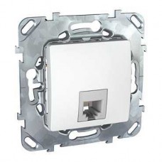 Механизм розетки телефонный 1хRJ-11-4вход СП UNICA белый SchE MGU5.492.18ZD