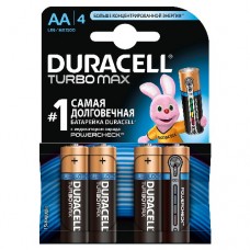 Элемент питания LR MX 1500/LR6 TURBO MAX BP-4 (блист.4шт) Duracell Б0014049