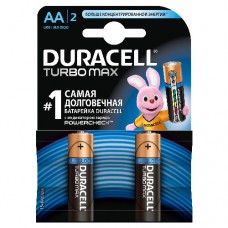 Элемент питания LR MX 1500/LR6 TURBO MAX BP-2 (блист.2шт) Duracell Б0014047