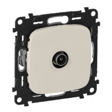 Механизм розетки TV оконечн. Valena ALLURE 10дБ 0-862МГц с лицевой панелью слоновая кость Leg 753860