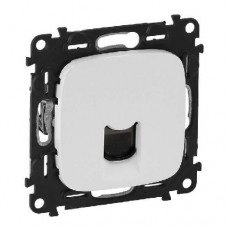 Механизм розетки 1-м Valena ALLURE RJ45 Кат.5е UTP с лицевой панелью белый Leg 753740