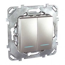 Механизм выключателя 2-кл. СП UNICA TOP с инд. SchE MGU5.0101.30NZD