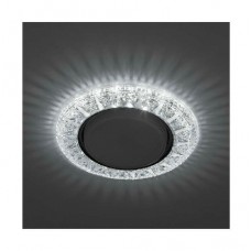 Светильник DK LD22 SL/WH декор cо светодиодной подсветкой Gx53 прозр. ЭРА Б0029625