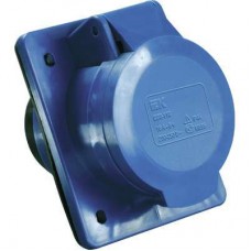 Розетка скрытой установки 16A 2P+Е 220В IP44 ССИ-413 ИЭК PSR41-016-3