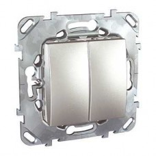 Механизм переключателя 2-кл. СП UNICA TOP алюм. SchE MGU5.213.30ZD
