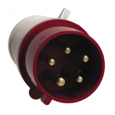 Вилка кабельная 16А 2P+E 220В IP44 (013) ЭКФ ps-013-16-220