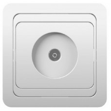 Розетка TV 1-м СП CLASSIC белый POWERMAN 1151408