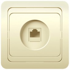 Розетка комп. 1-м СП CLASSIC крем. POWERMAN 1156520