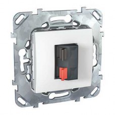 Розетка аудио CП UNICA белый SchE MGU5.486.18ZD