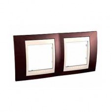 Рамка 2-м UNICA Хамелеон террак./беж. SchE MGU6.004.551