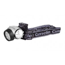 Фонарь налобный LED 5323-19Mx (19 ультра ярких LED 4 режима; 3хR03 в комплекте; метал.) Camelion 8138