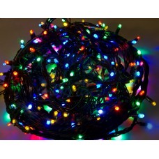 Электрогирлянда "ТВИНКЛ ЛАЙТ LED КАУЧУК" (с контроллером 8 режимов) 20м 240LED 20Вт 220В IP54 мультиколор NEON-NIGHT 303-329
