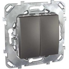 Механизм выключателя 2-кл. СП UNICA TOP графит SchE MGU5.211.12ZD