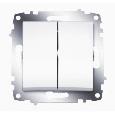 Выключатель Cosmo 2-кл. белый ABB 619-010200-202