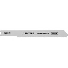 Полотна  для эл/лобзика, Bi-metal, по металлу (0,5-1,5мм), US-хвост., шаг 1,1мм, 50мм,, STAYER, PROFESSIONAL, 15999-1,1, STAYER, PROFESSIONAL, 15999-1,1