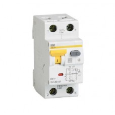 Дифавтомат 1п+N 2мод. C 6А 30мА тип A 6кА АВДТ-32 ИЭК MAD22-5-006-C-30