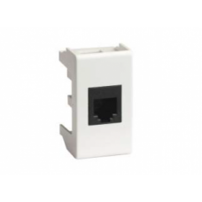 Розетка комп. 1-м СП RJ45 VIVA 1мод. кат. 6 белый ДКС 45057