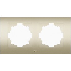 Рамка Cosmo 2 поста титаниум ABB 612-011400-226