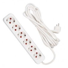 Удлинитель 6х5м с заземлением Lezard 720-0605-601