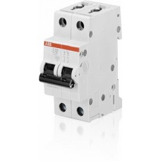 Автоматический выключатель 2п C 4А S202 6кА ABB 2CDS252001R0044