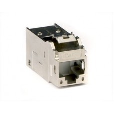 Модуль Keystone RJ45 кат.5е экранированный серебр. ДКС RNK5EFSL