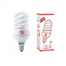 Лампа люминесцентная компактная SPC 9Вт E14 2700К T2 Экономка Космос LKsmT2SPC9wE1427eco
