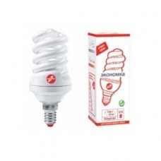 Лампа люминесцентная компактная SPC 9Вт E14 4000К T2 Экономка Космос LKsmT2SPC9wE1442eco