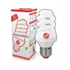 Лампа люминесцентная компактная SPC 20Вт E27 2700К T2 Экономка Космос LKsmT2SPC20wE2727eco