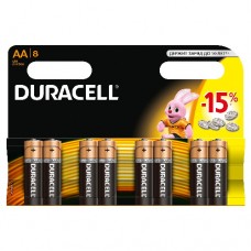 Элемент питания LR LR6-8BL BASIC (блист.8шт) Duracell C0037387