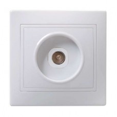 Розетка TV 1-м СП КВАРТА крем. IP20 РТВ10-ККм ИЭК EAK10-K33-DM