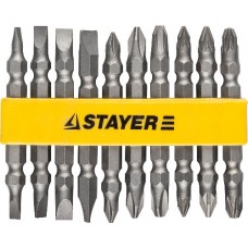 Набор двусторонних битов, STAYER, MASTER, 2605-H10_z01