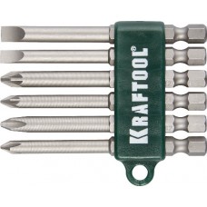 Набор бит, KRAFTOOL, 26061-H6