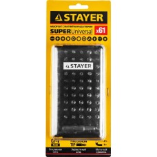 Набор бит с адаптером, STAYER, MASTER, 26084-H61