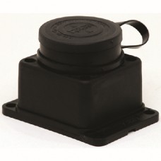 Розетка наружной установки 16А 2P+E каучук. IP44 Т-Пласт 31.01.306.0300
