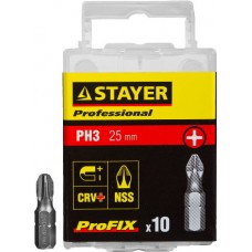 Биты, STAYER, PROFESSIONAL, 26201-3-25-10_z01