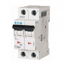 Автоматический выключатель 2п C 32А PL6-C32/2 6кА EATON 286570