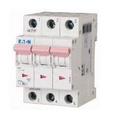 Автоматический выключатель 3п C 16А PL6-C16/3 6кА EATON 286601