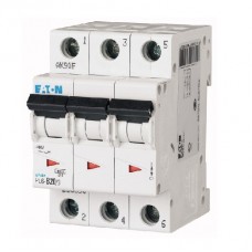 Автоматический выключатель 3п C 20А PL6-C20/3 6кА EATON 286602